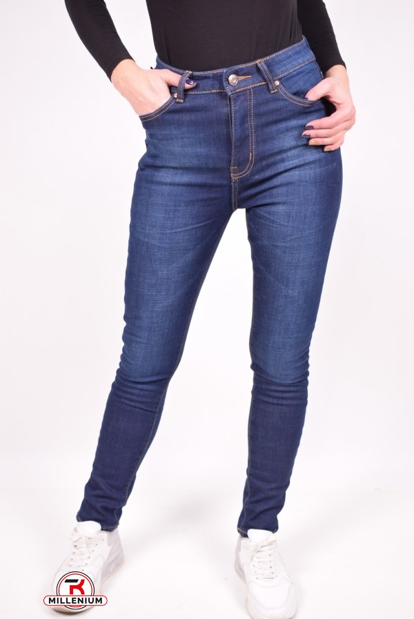 Джинси жіночі стрейчеві на флісі NewJeans Розмір в наявності : 25 арт.D3515