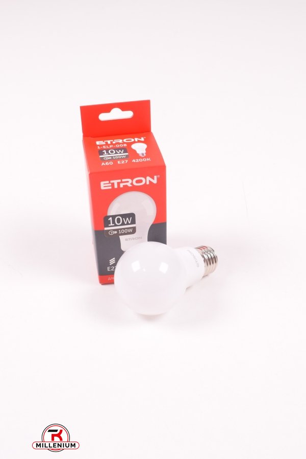 Лампа світлодіодна 10W 4200К. Е27 ETRON Spotlight арт.1-ELP-008