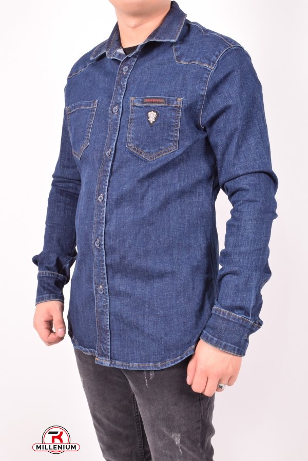 Рубашка мужская джинсовая  Cobbelti Размер в наличии : 44 арт.1190-78