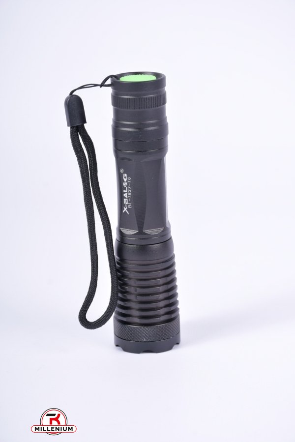 Bailong фонарик аккумуляторный + батарейка 158000 W с зумом арт.BL-1837-T6