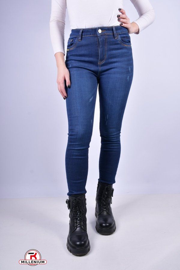 Джинсы женские стрейчевые на флисе NewJeans Размеры в наличии : 25, 26 арт.DF590