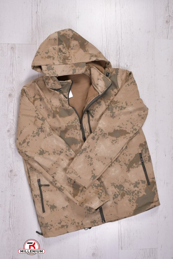 Куртка чоловіча на флісі (кол. хакі) зимова "FLAS tactical" Розміри в наявності : 44, 46, 48, 50, 52 арт.683104