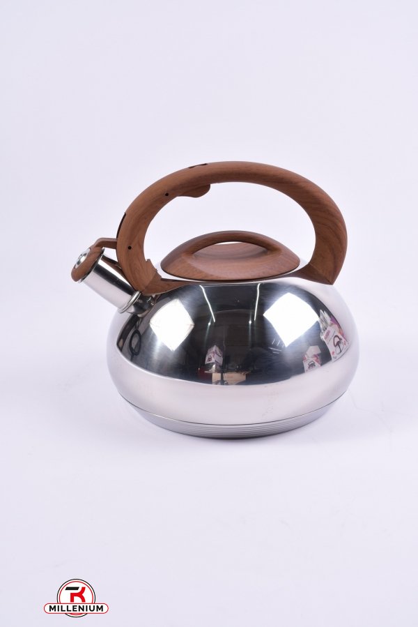 Чайник із нержавіючої сталі зі свистком (3л) "BENSON" арт.BN-702