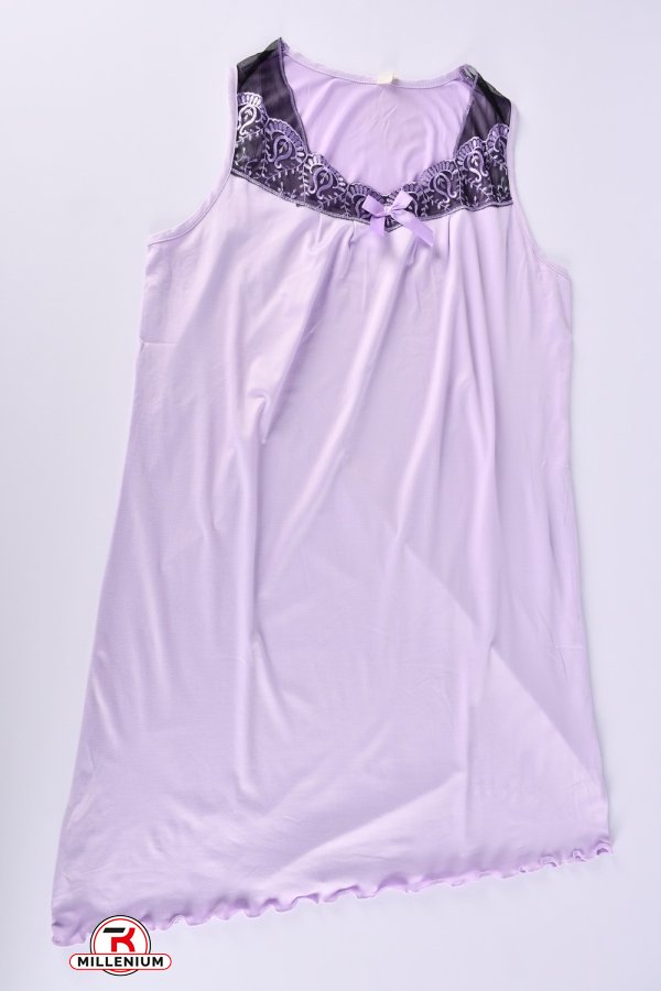 Ночная рубашка женская (цв.сиреневый) Размеры в наличии : 50, 52, 54, 56 арт.N3176