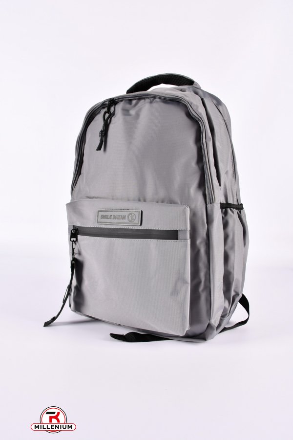 Рюкзак з плащової тканини (кол. сірий) розмір 30/45/13 см. "GORANGD" арт.332