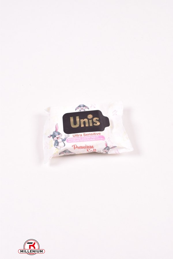 Вологі серветки "UNIS" антибактеріальні без запаху 25шт арт.25