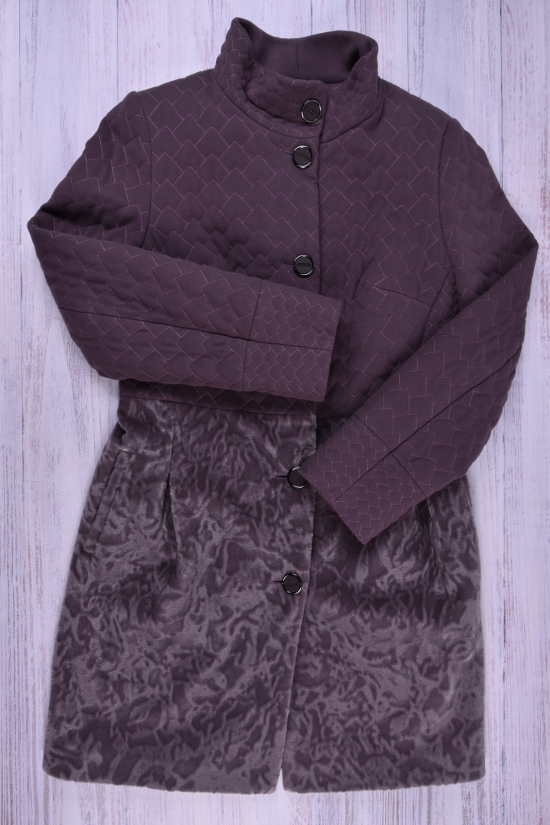 Пальто женское кашемировое демисезонное RICCO Размер в наличии : 46 арт.румянец