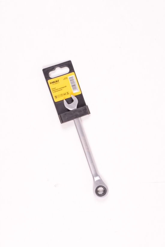 Ключ рожково-накидний трещеточний 10мм CrV SATINE арт.6022101