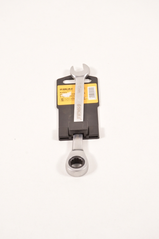 Ключ рожково-накидной трещоточный 11мм CrV SATINE арт.6022111