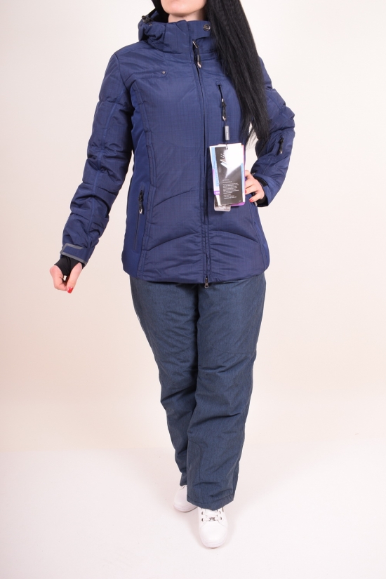 Костюм жіночий лижний (кол. Т. Синій) з дихаючої мембранної тканини 10000 mm SNOW HEADQUAR Розмір в наявності : 46 арт.B-8053