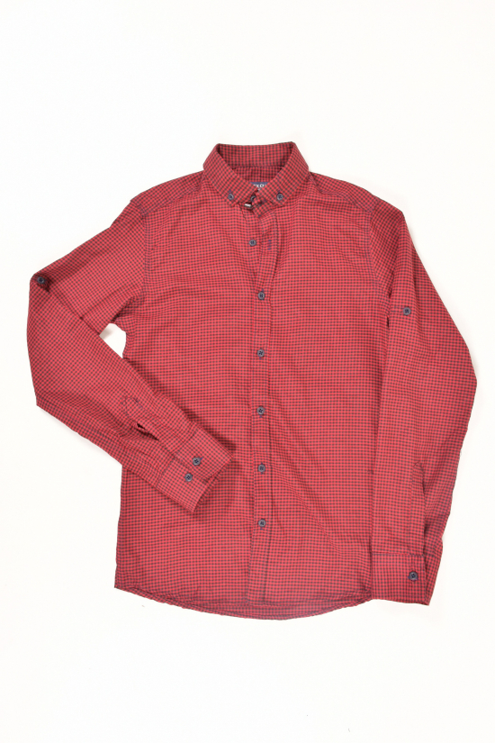 Рубашка мужская  (цв.бордовый) Ronex Размер в наличии : 44 арт.07/07