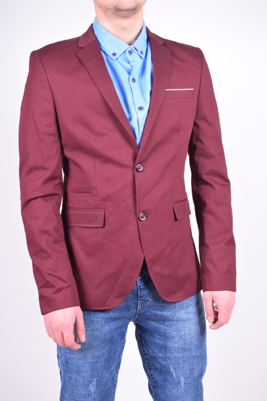 Пиджак мужской классический (цв.бордовый) ETTE Размеры в наличии : 46, 50 арт.504-2