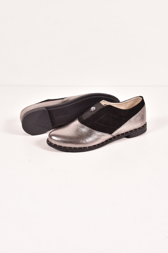 Туфлі жіночі з комбіновані (кол. Срібло) Cristina Розміри в наявності : 37, 38, 39 арт.13