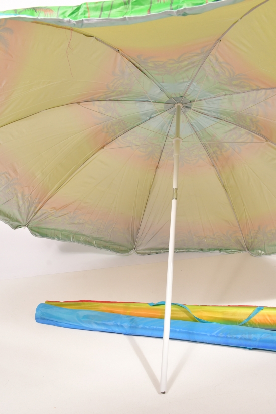 Зонт пляжный диаметр 180см (спица ромашка) арт.12