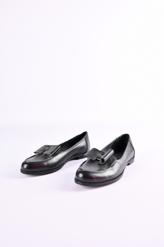 Туфли женские (цв.черный) из натуральной кожи Violetti Размеры в наличии : 36, 37, 39, 40, 41 арт.202