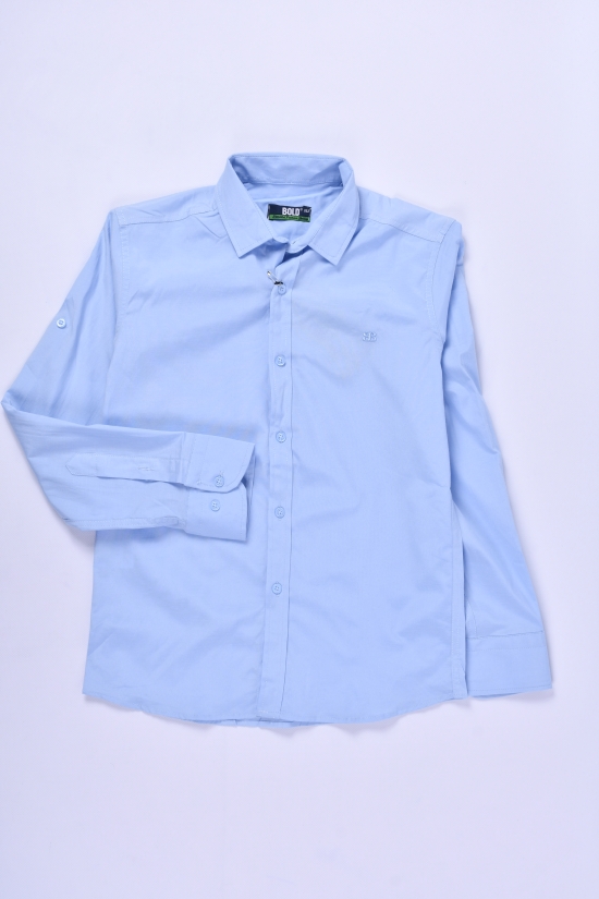 Рубашка для мальчика (цв.голубой) BOLD Рост в наличии : 134, 140, 146, 152, 158 арт.14082