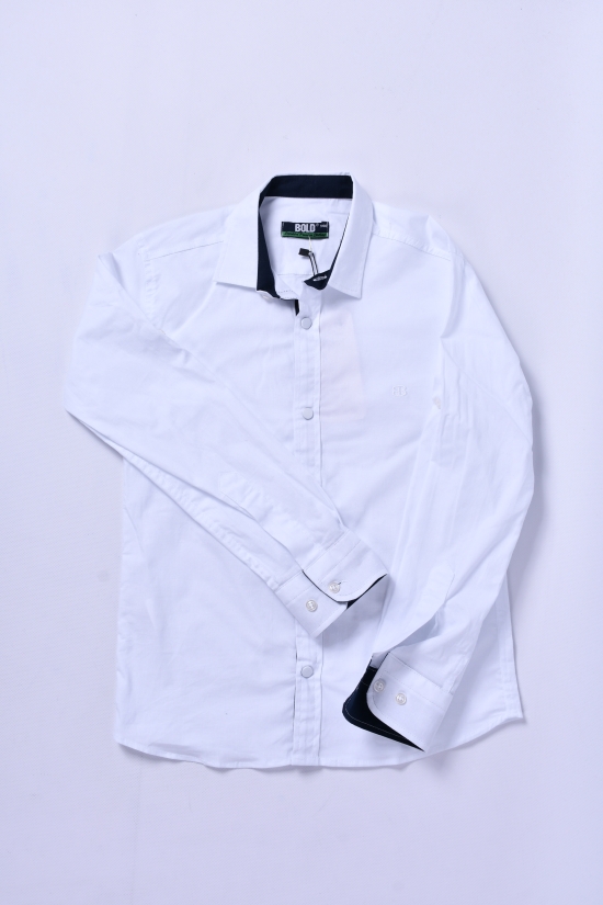 Рубашка для мальчика (цв.белый) BOLD Рост в наличии : 116, 134 арт.14691
