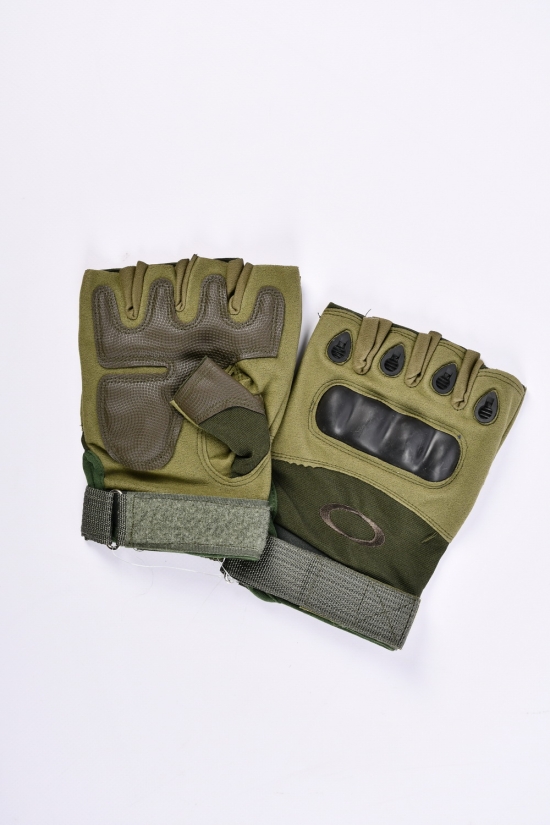 Тактические перчатки (цв.т.зеленый) арт.999