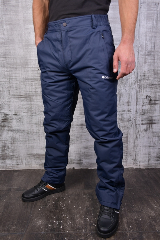 Чоловічі штани з плащівки (утеплені) (кол. т. синій) "COLUMBIA" Розмір в наявності : 48 арт.M902