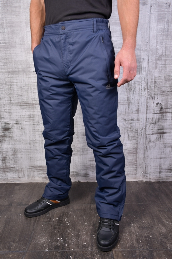 Чоловічі штани з плащівки (утеплені) (кол. т. синій) "ADIDAS" Розміри в наявності : 44, 50 арт.M902