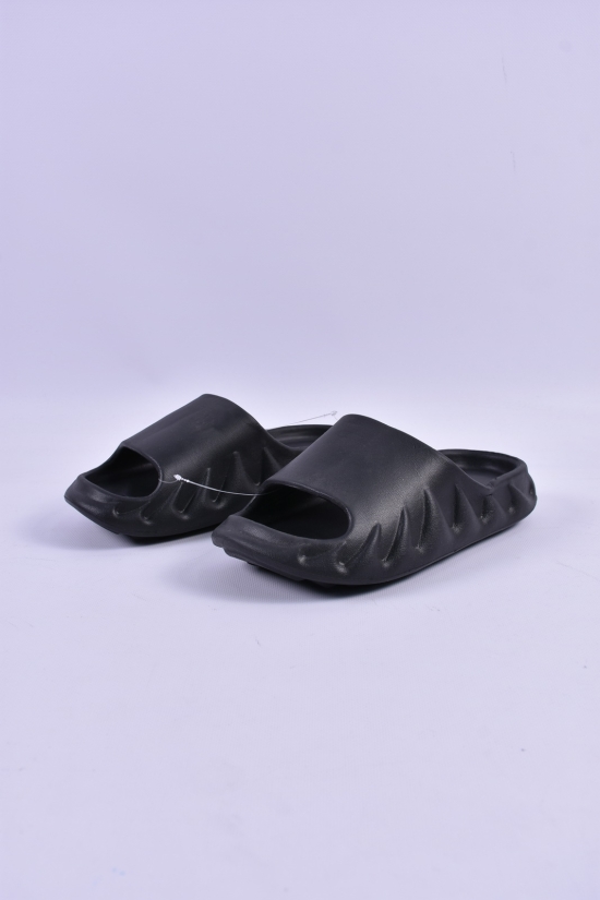 Шльопанці жіночі з піни (кол. чорний) склад 65% EVA 35%PVC Розмір в наявності : 36 арт.D509