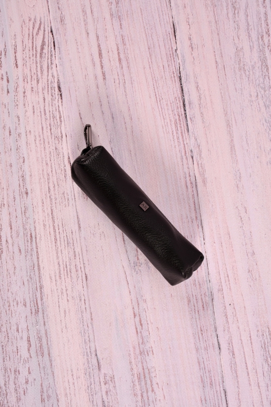 Ключниця чоловіча шкіряна (color.black) розмір 15/5 см. 