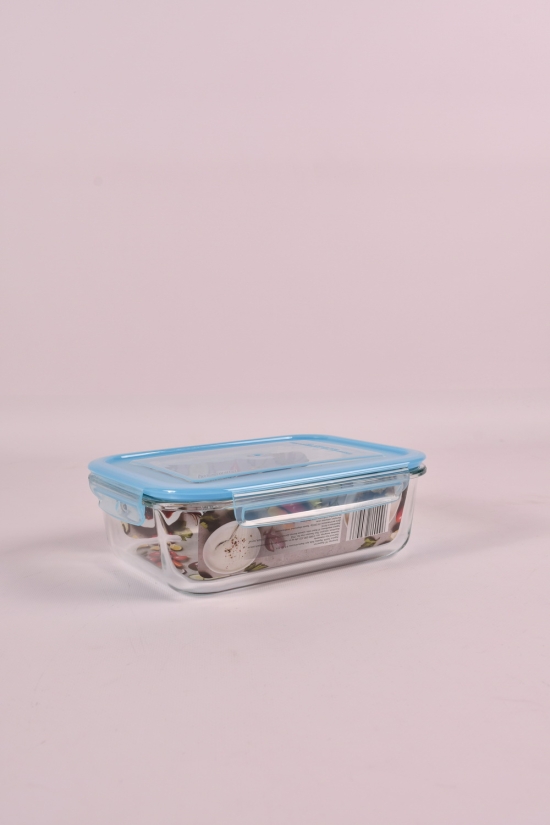 Харчовий контейнер скляний із пластиковою кришкою 1500мл 