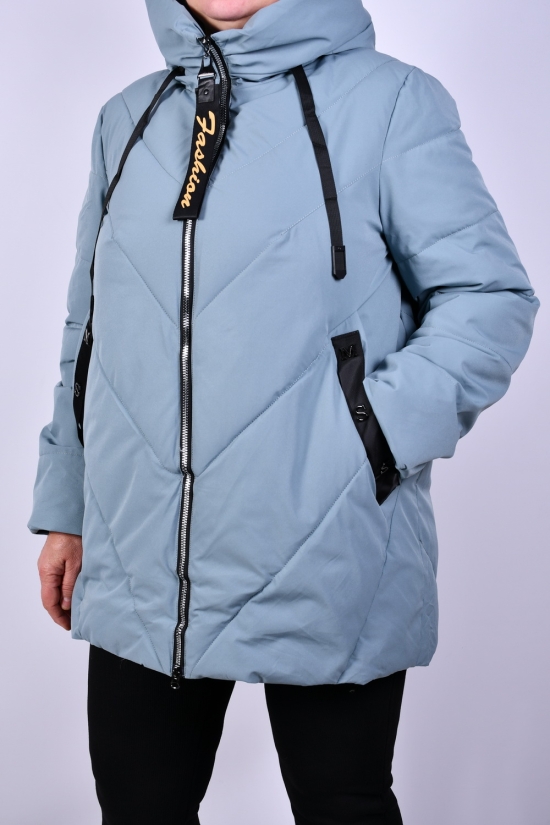 Куртка жіноча (COLOR 2) зимова (100% POLYESTER) Розміри в наявності : 52, 54, 56, 58, 60, 62 арт.2318