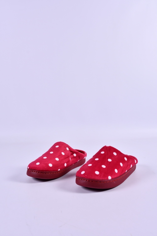 Тапочки жіночі (кол. червоний) "JOMIX" Розміри в наявності : 36, 40 арт.MD8684