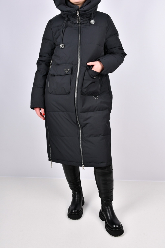 Пальто жіноче зимове (кол.5) з плащової тканини "Calo Ovel" Розміри в наявності : 42, 44, 48, 50 арт.0591