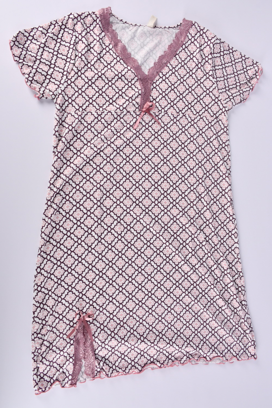 Ночная рубашка женская (цв.пудры) Размеры в наличии : 46, 52, 54 арт.625-1