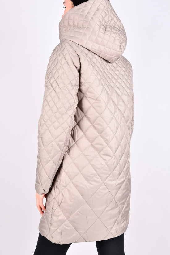 Куртка жіноча (кол. св. сірий) демісезонна болонева "CECECOLY" Розміри в наявності : 42, 44, 46, 48, 50 арт.5007