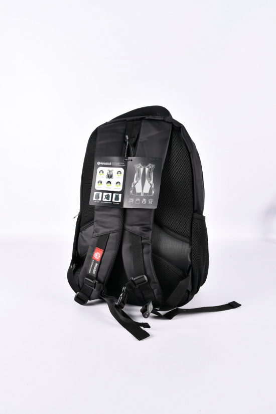 Рюкзак (цв.черный) из плащевки размер 30/45/15см арт.7172