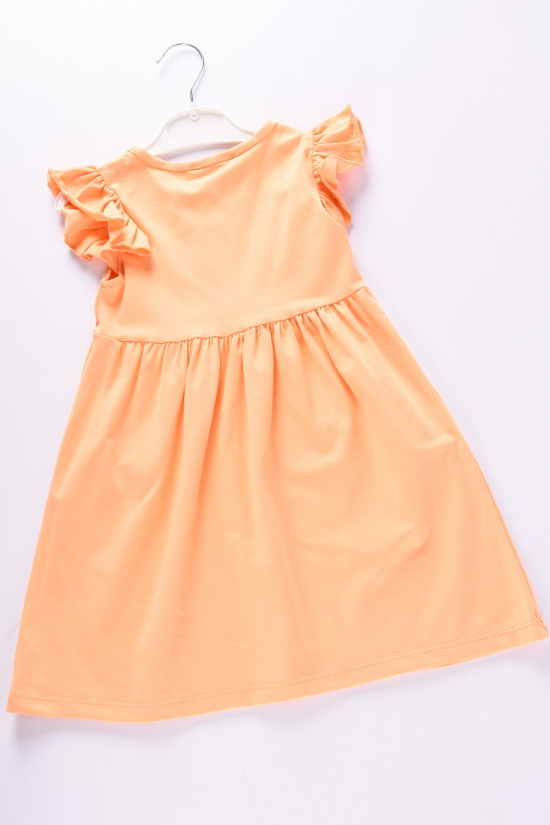 Сукня для дівчинки (кол. персиковий) трикотажна "ALG" Зріст в наявності : 98, 110, 116, 122 арт.402804