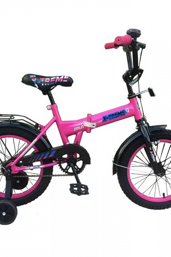Велосипед (цв.розовый) сталь размер рамы 16