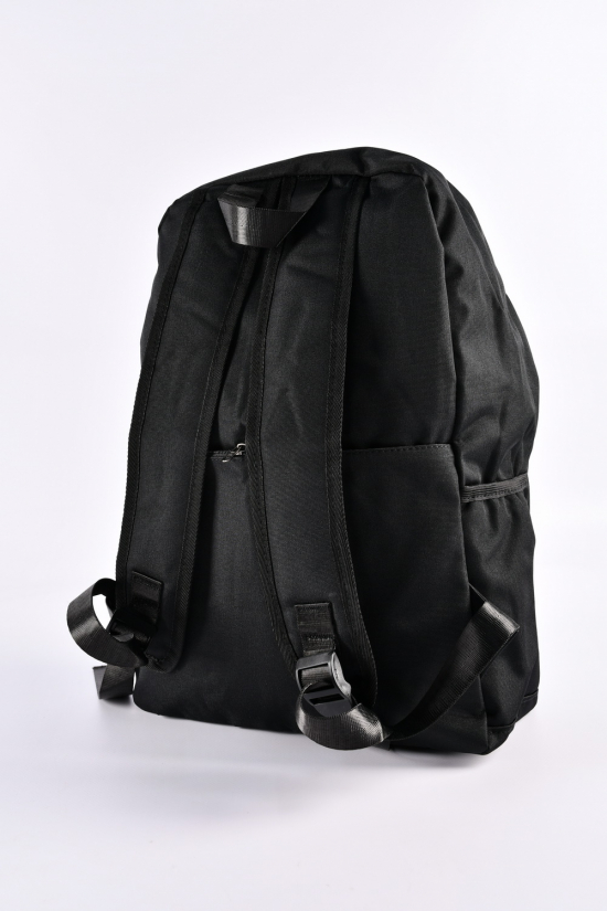 Рюкзак з плащової тканини (кол. чорний)  розмір 40/22/12 см арт.721