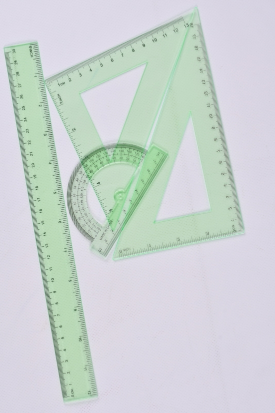 Набор геометрических линеек 4 штуки 30 см арт.304-1